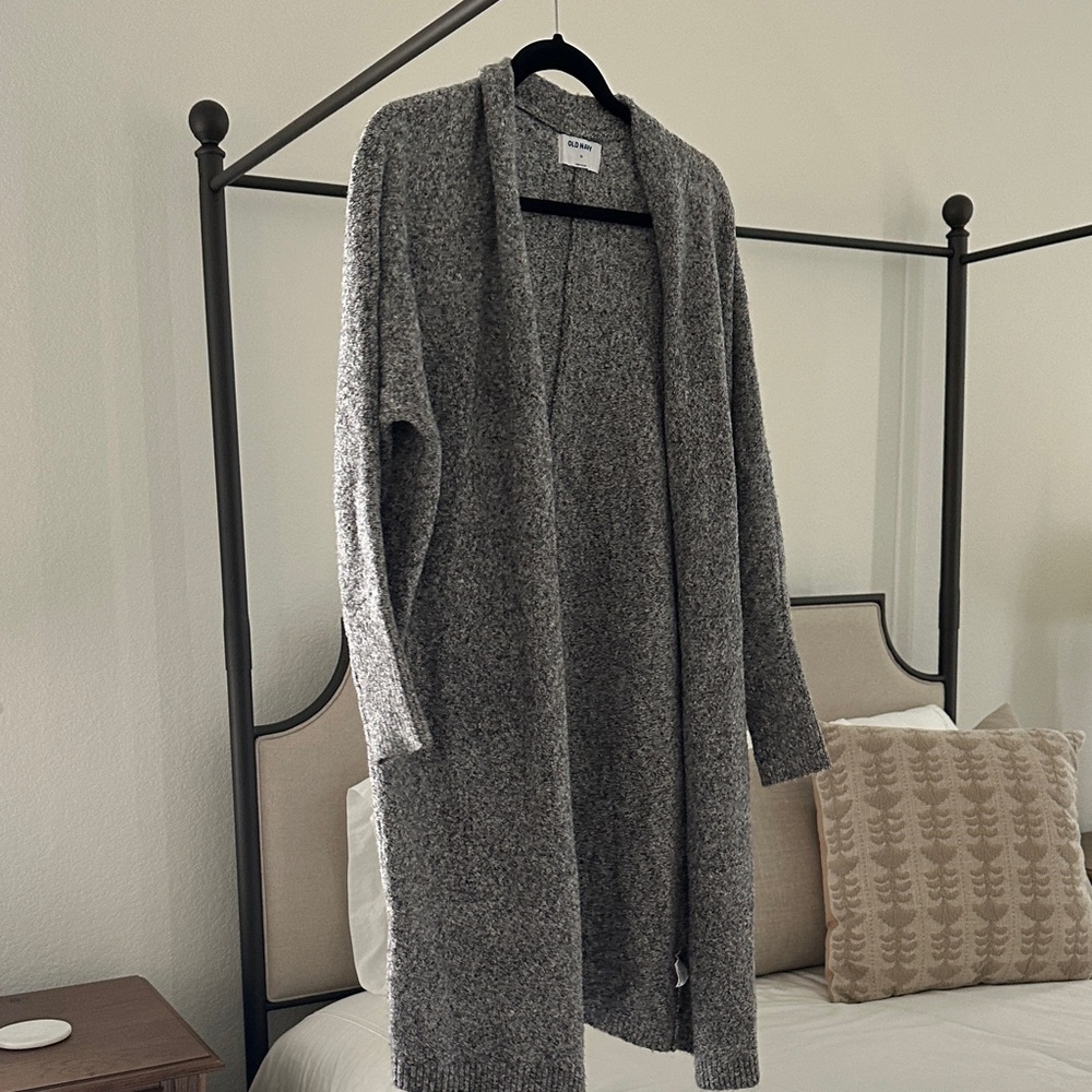 Old Navy Gray Open-Front Cardigan Sweater XS